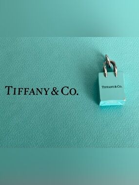 Tiffany Shopping Bag Charm